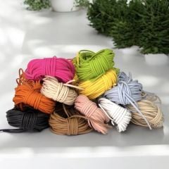 Suni Deri İpler 3 mm