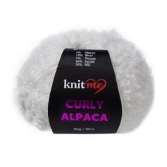 Knitme Curly Alpaca KC01 (5 li pk)