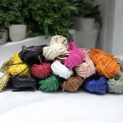 Suni Deri İpler 5 mm