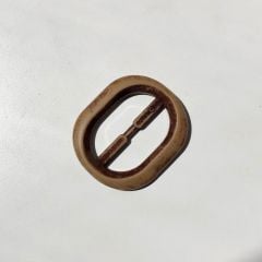 Ahşap Görünümlü Plastik Kemer Tokası 6x7 cm