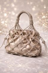 Kristal Taşlı File Çanta Workshop